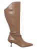 Liu Jo Leder-Stiefel in Beige