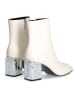 Liu Jo Leder-Stiefeletten in Creme