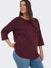 ONLY Bluse in Bordeaux