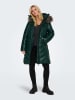 ONLY Doorgestikte mantel donkergroen