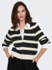 ONLY Cardigan in Schwarz/ Creme