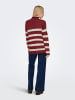 ONLY Pullover in Rot/ Creme