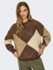 ONLY Pullover in Braun/ Beige