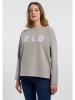 ELBSAND Sweatshirt "Alaia" in Beige