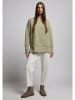 ELBSAND Sweatshirt "Josune" in Taupe