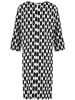 TAIFUN Jurk zwart/wit