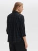 OPUS Bluse in Schwarz/ Grün