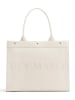 Hey Marly Leder-Schultertasche "Classy" in Creme - (B)41 x (H)34 x (T)16 cm
