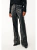 Mexx Kunstlederhose in Schwarz