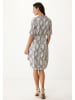 Mexx Kleid in Creme/ Blau