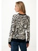 Mexx Sweter w kolorze beżowo-czarnym