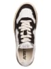 AUTRY Leder-Sneakers "Medalist" in Weiß/ Schwarz