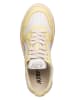 AUTRY Leder-Sneakers "Autry" in Weiß/ Gelb