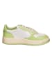 AUTRY Leren sneakers "Medalist" wit/groen