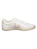 Veja Leder-Sneakers "Esplar" in Weiß/ Rosa