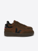 Veja Leren sneakers "V 90" bruin/zwart