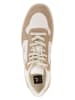 Veja Leder-Sneakers in Weiß/ Beige