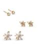 Created with Love 3er-Set: Ohrstecker mit Edelsteinen "Sun"