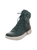 Think! Leren boots groen/lichtbruin