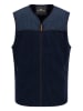 FYNCH-HATTON Fleece bodywarmer donkerblauw