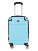 Geographical Norway 3tlg. Hardcase-Trolleyset "Shock" in Hellblau