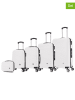Geographical Norway 5-delige hardcase-trolleyset "Solomun" wit
