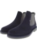 U.S. Polo Assn. Leder-Chelsea-Boots in Dunkelblau