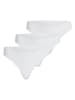 Hunkemöller 3er-Set: Strings in Weiß