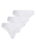 Hunkemöller Stringi (3 pary) w kolorze białym