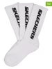 Skechers Skarpety (3 pary) w kolorze białym
