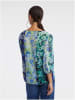 orsay Bluse in Blau/ Grün