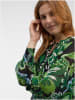 orsay Bluzka w kolorze zielono-czarnym