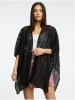 orsay Poncho in Schwarz