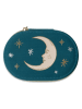 DESIGNWORKS INK ® Schmuckkästchen "Teal Moon" in Türkis/ Creme - (L)14,5 x (B)10 cm