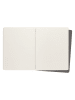 Moleskine 2er-Set: Linierte Notizbücher in Grau - (B)19 x (H)25 cm
