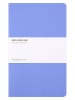 Moleskine 3-delige set: gelinieerde notitieboeken blauw - (B)13 x (H)21 cm