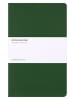 Moleskine 3-delige set: gelinieerde notitieboeken groen - (B)13 x (H)21 cm