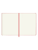 Moleskine Blanco notitieboek rood - (B)19 x (H)25 cm
