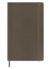 Moleskine 2-delige set: gelinieerde notitieboeken bruin - (B)13 x (H)21 cm