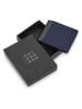 Moleskine Leder-Kartenetui "Classic" in Dunkelblau - (B)9 x (H)11 x (T)1,5 cm