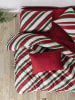 Elizabed Renforcé-Bettwäsche-Set "Merry" in Rot/ Weiß/ Grün