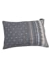 David Fussenegger Kussenhoes "Nova - Noorse borduursels" grijs