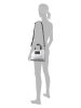 Tom Tailor Henkeltasche "Patti" in Silber - (B)25 x (H)21 x (T)9 cm
