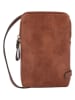 Tom Tailor Handytasche "Rubiana" in Hellbraun - (B)11 x (H)18 x (T)2 cm