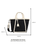 Tom Tailor Henkeltasche "Suzi" in Schwarz - (B)31 x (H)21 x (T)8,5 cm