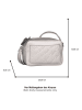 Tom Tailor Umhängetasche "Wendi" in Silber - (B)20,5 x (H)13,5 x (T)8 cm