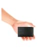 Tom Tailor Leder-Kartenetui "Bela" in Schwarz - (B)11 x (H)8,5 cm