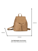 Tom Tailor Rucksack in Hellbraun - (B)27 x (H)31 x (T)12 cm