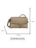 Tom Tailor Umhängetasche "Freya" in Beige - (B)25 x (H)15,5 x (T)5 cm