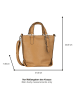 Tom Tailor Henkeltasche "Olive" in Hellbraun - (B)31,5 x (H)23 x (T)11 cm